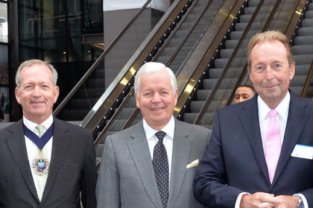 The Duke of Cambridge and Prince Harry attend the opening of The Leadenhall Building
